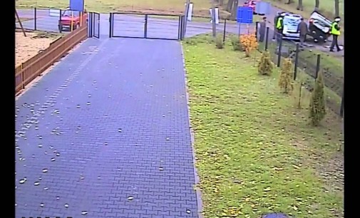 Wypadek z udziałem radiowozu