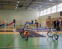 Inauguracja mobilnego miasteczka rowerowego w Markach