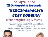 RZECZPOSPOLITA JEST KOBIETĄ – III ogólnopolskie spotkanie