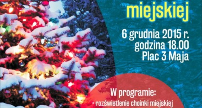 Rozświetlenie choinki w Wołominie
