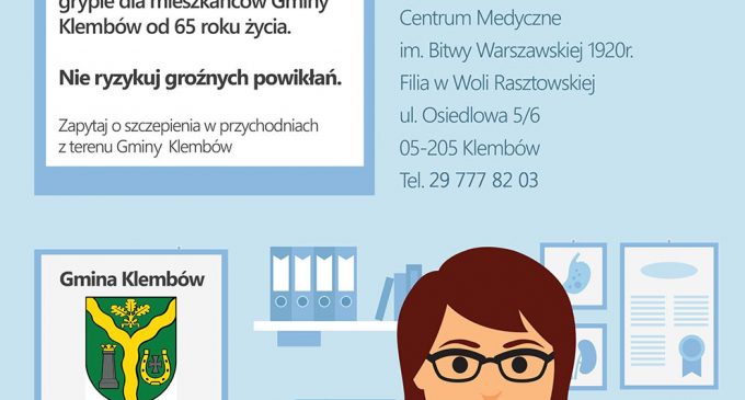 Bezpłatne szczepienia przeciwko grupie w Klembowie