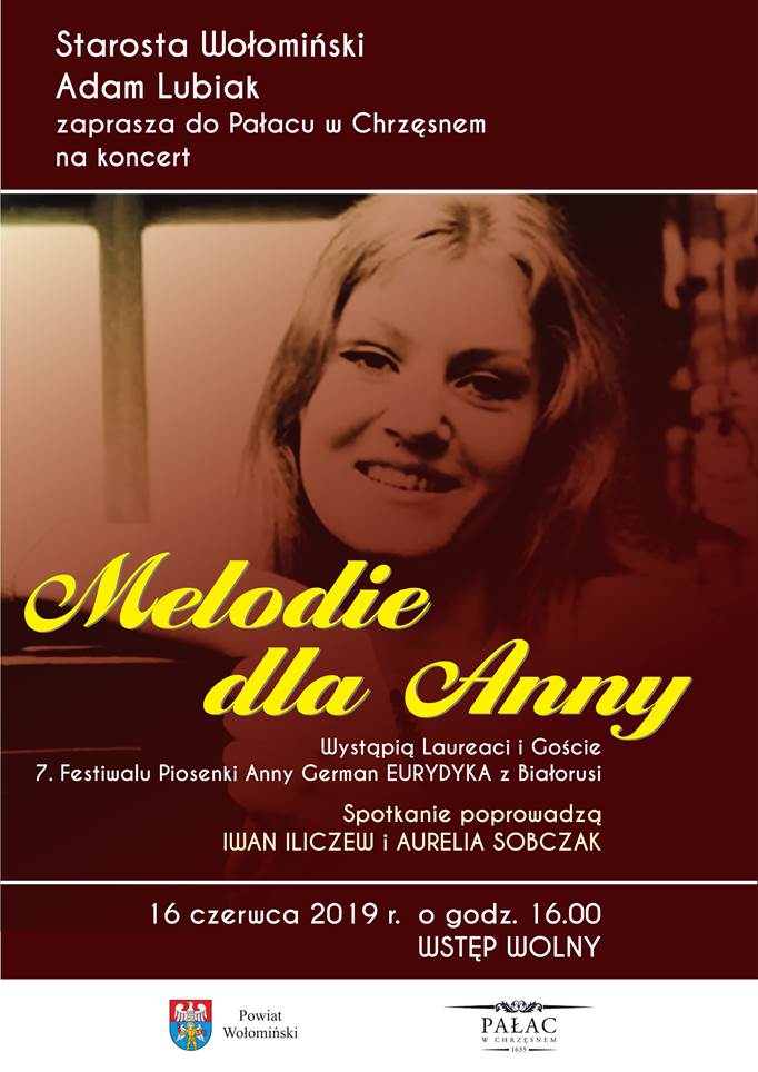 Plakat Melodie dla Anny powiat wołomiński