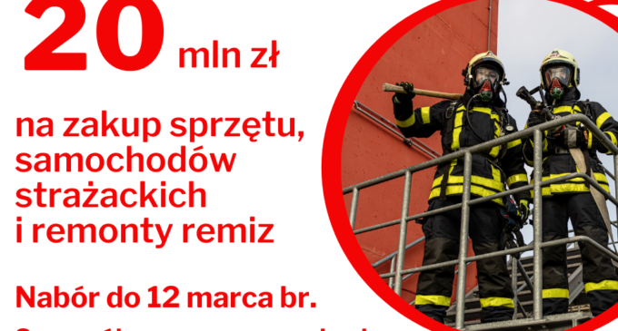 Mazowsze wspiera strażaków